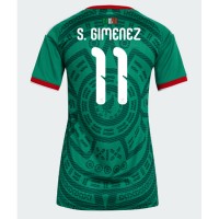 Stroje piłkarskie Meksyk Santiago Gimenez #11 Koszulka Podstawowej dla damskie MŚ 2026 Krótki Rękaw